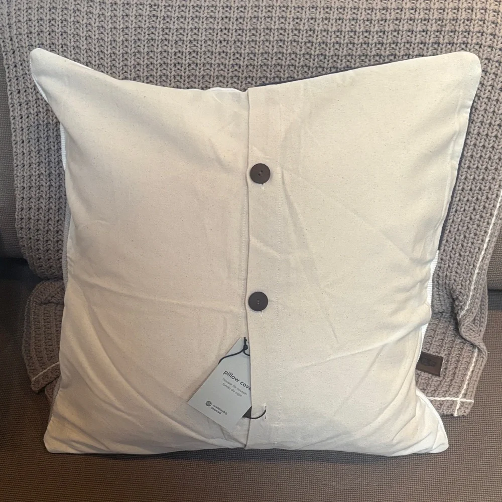 WEST ELM MODERN GEOMETRIC DECORATIVE ACCENT PILLOW COVER